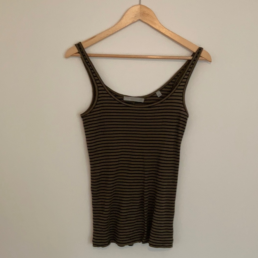 Vince small tank in green and black